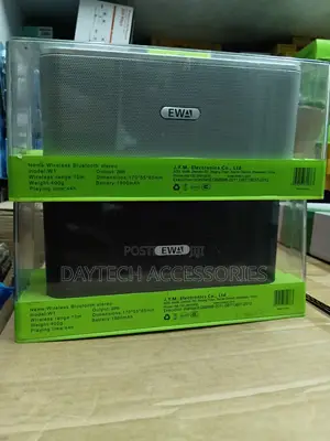 Ewa W1 Bluetooth Portable Super Base Speaker - Black