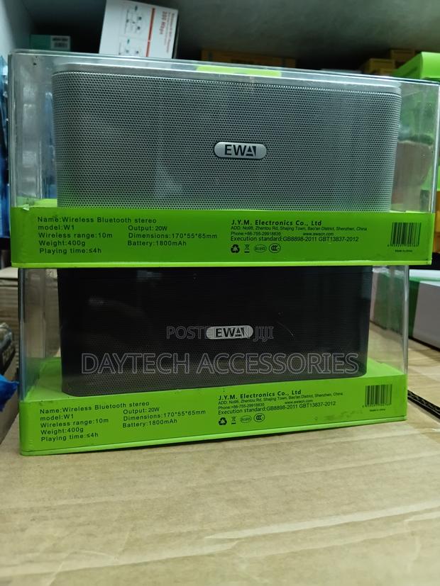 Ewa W1 Bluetooth Portable Super Base Speaker - Black - thumbnail 2