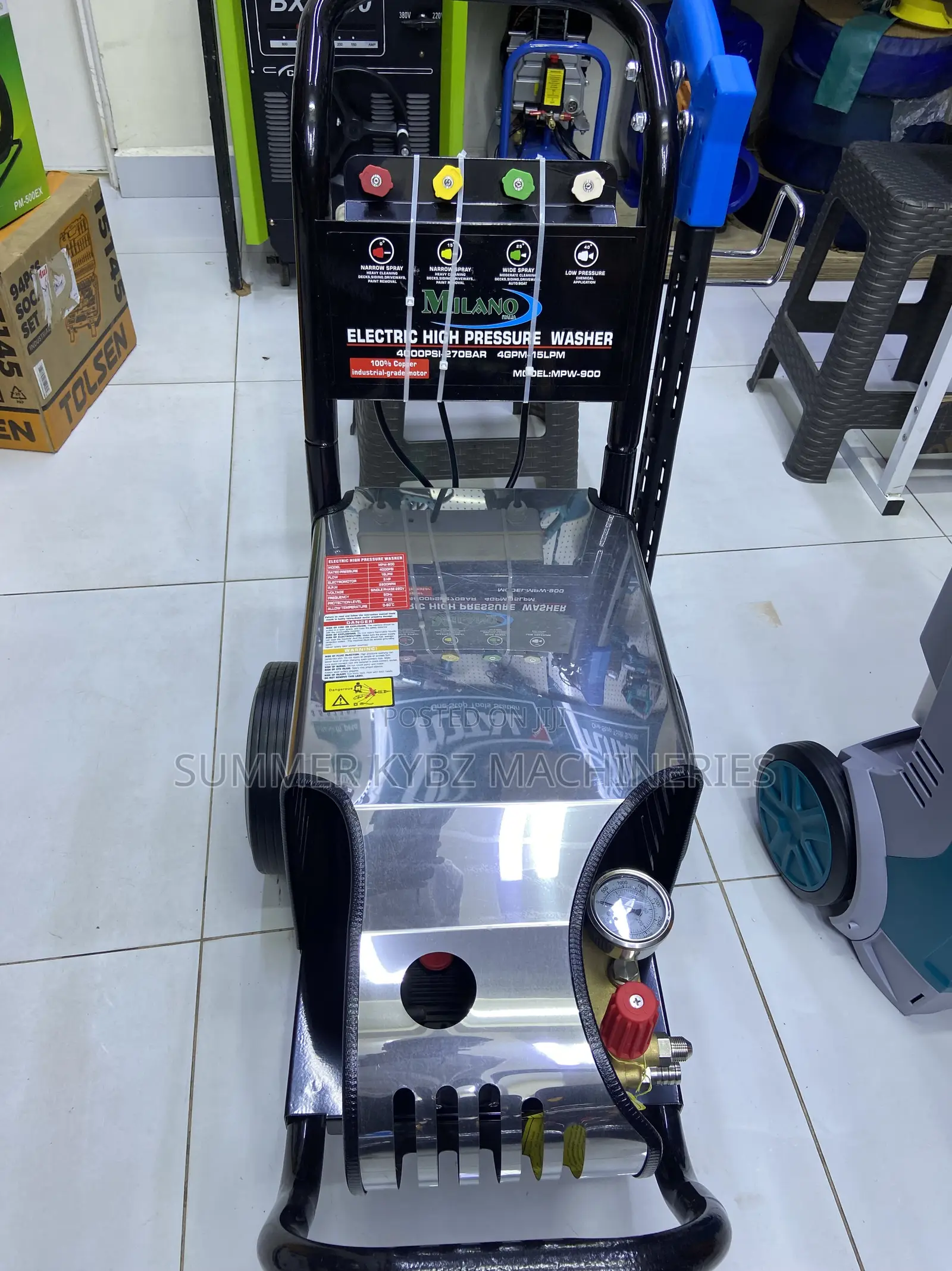 Milano MPW-900 Electric High-Pressure Washer