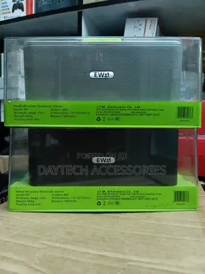 Ewa W1 Portable Wireless Bluetooth Speaker Double Sound - Black