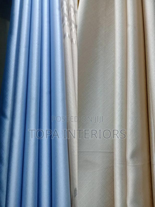 Heavy Decorative Opaque Living Room Blackout Curtains for Privacy