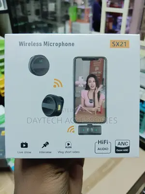 Sx21 Round Magnetic Digital Wireless Microphone for Type-C