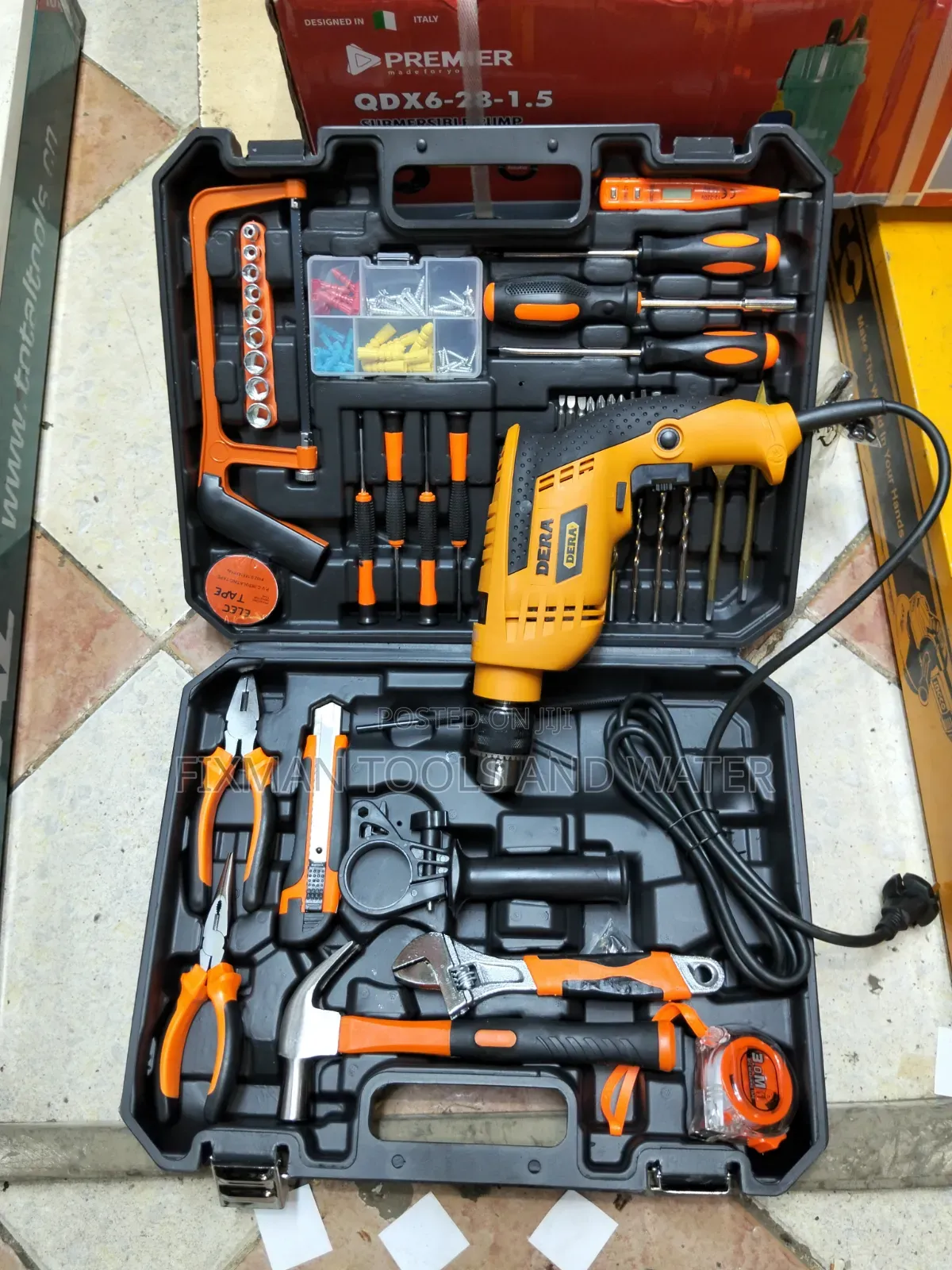 Gypsum Fixing Dera Drill Set 240 v 750 Watts