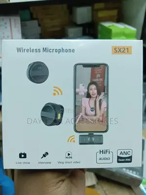 Lapel Type-C Sx21 Wireless Lavalier Microphone.