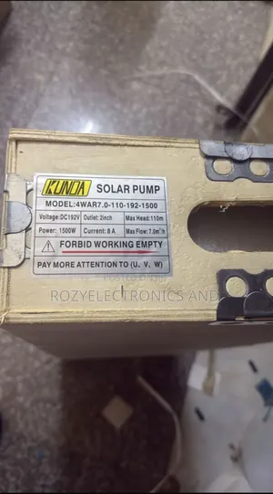 Kunda Submassible Solar Pump 110 M Head and 1500 Watts 2" Outlet