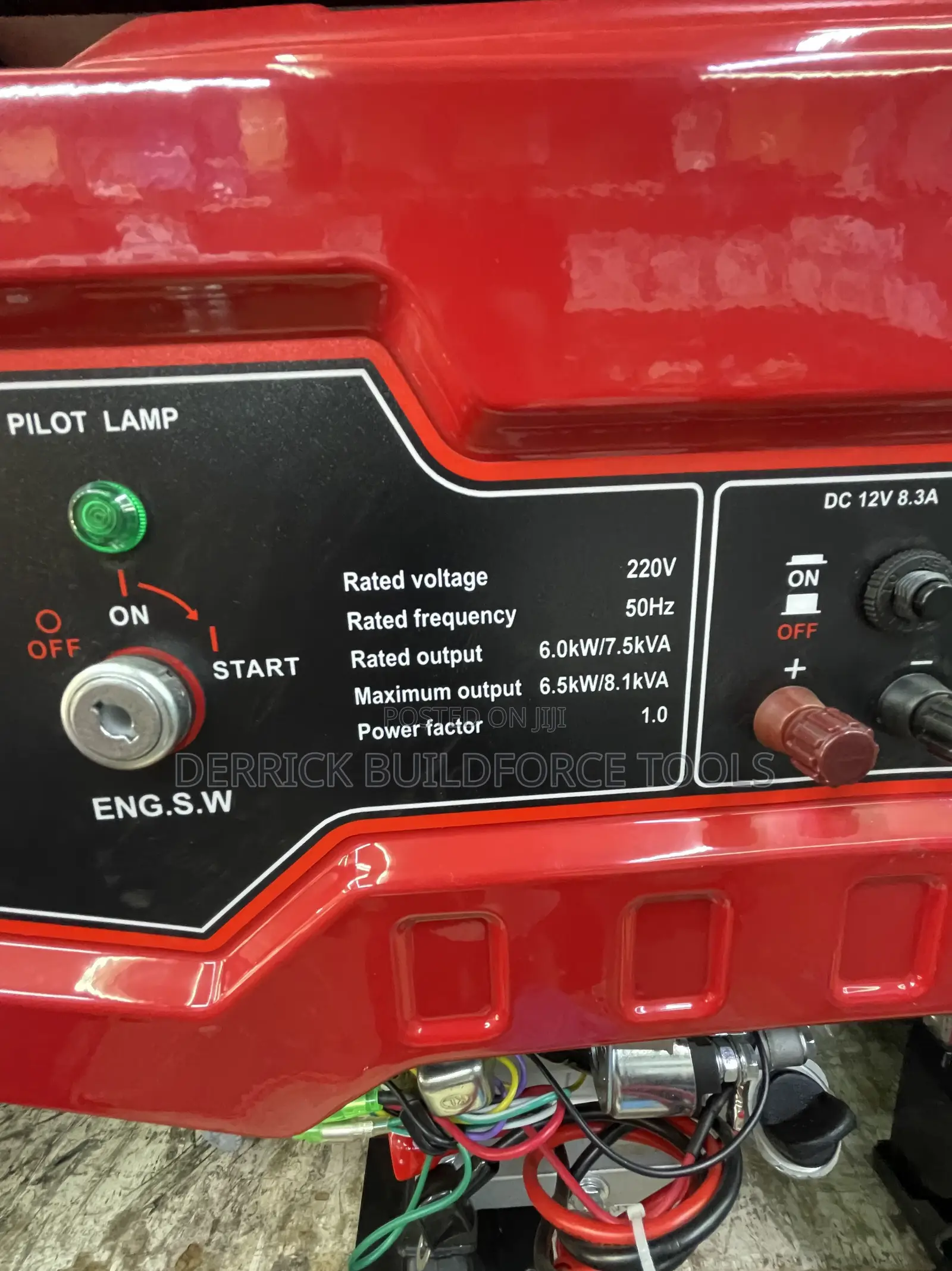 Pioneer 8.1kva Gasoline Keystart Generator