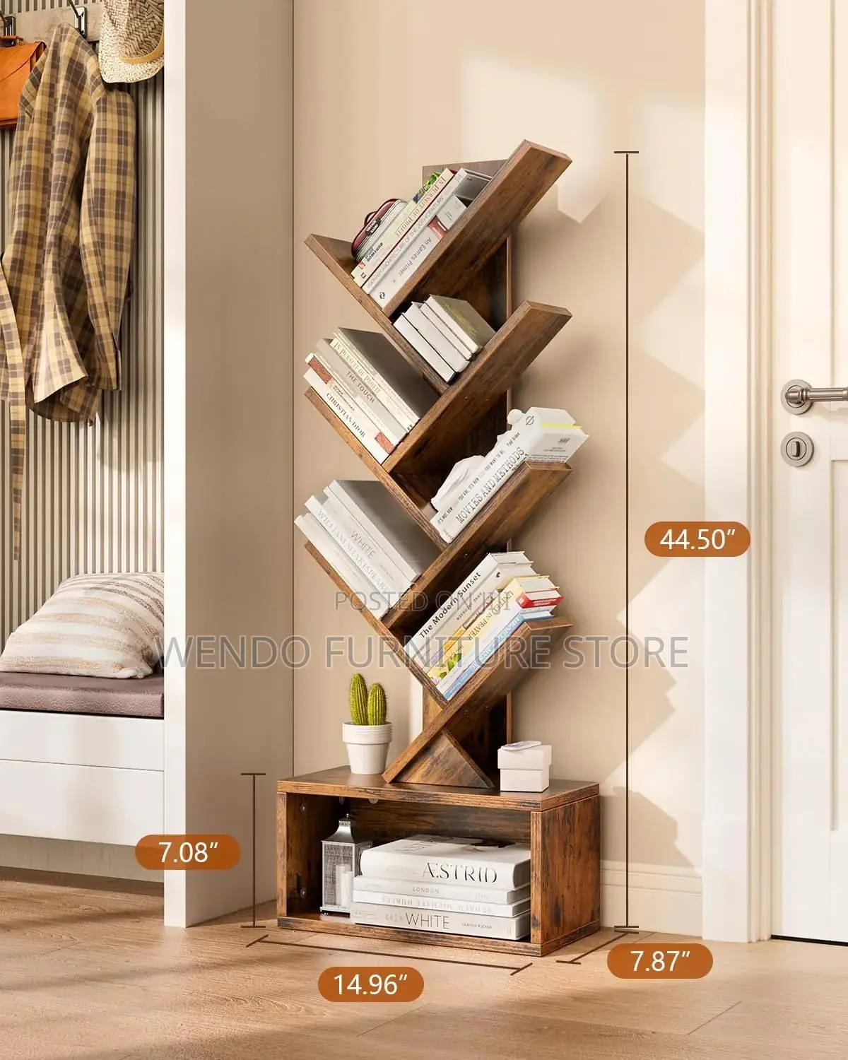 Home Office Tree Figure Bookshelves