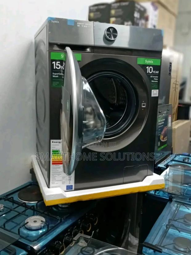 With 7kg Dryer Syinix 10kg Washing Machine Front Load. New - thumbnail 2