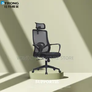 Office Chairs; High Back Ergonomic Office Chairs With Fixed Armrest