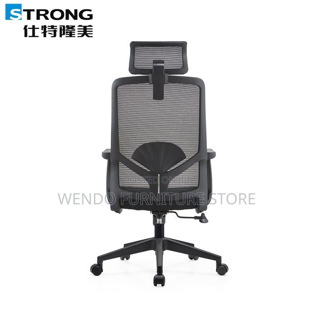 Office Chairs; High Back Ergonomic Office Chairs With Fixed Armrest - thumbnail 6