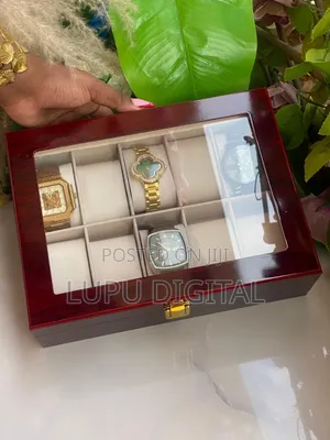 Wooden Executive Watch Organiser