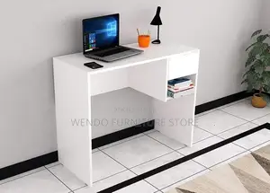 Office Desk; 1200mm Home Offie White Top Paperwork Table