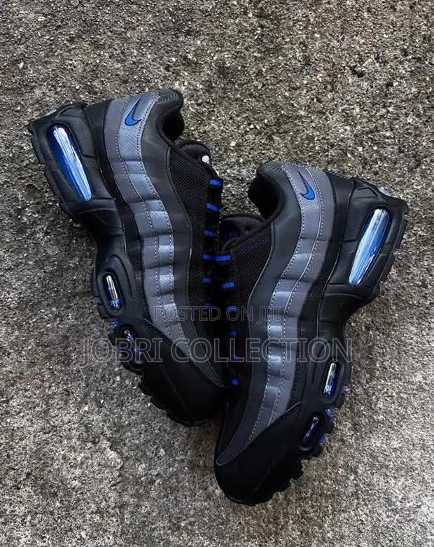Nike Airmax 95 Black Royal Blue Sneakers