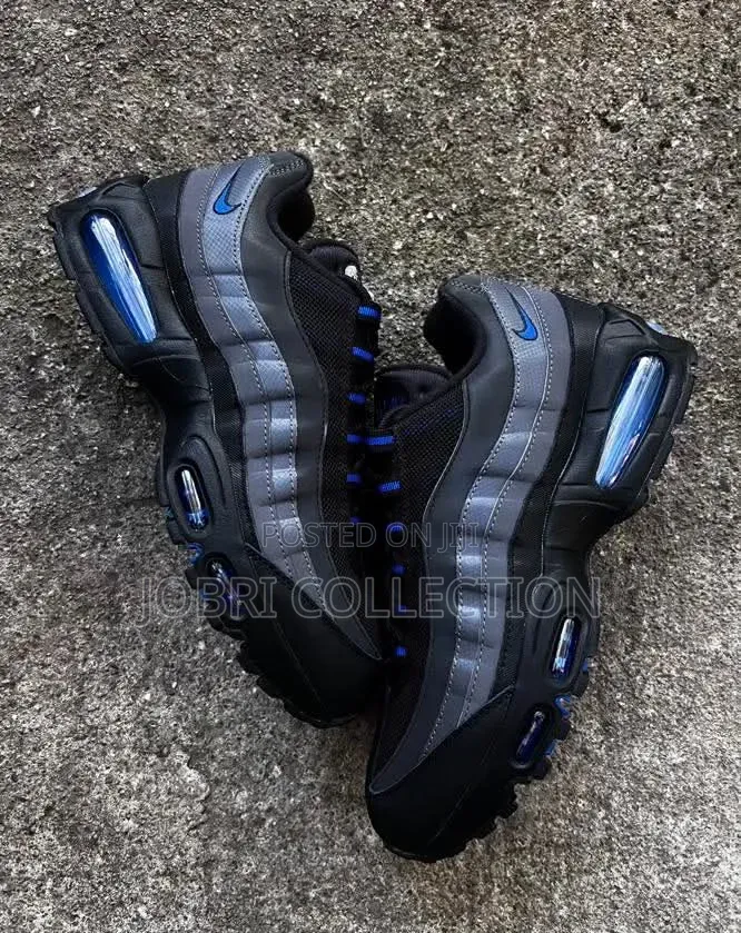 Nike Airmax 95 Black Royal Blue Sneakers