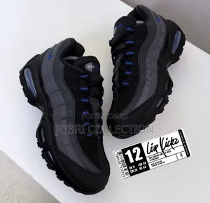 Nike Airmax 95 Black Royal Blue Sneakers