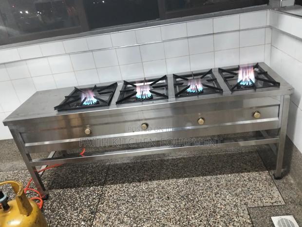4 Burners Stainless Steel