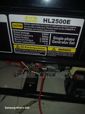 Primo Italy Hl2500e 2.2kva Petrol Generator Avr 230v