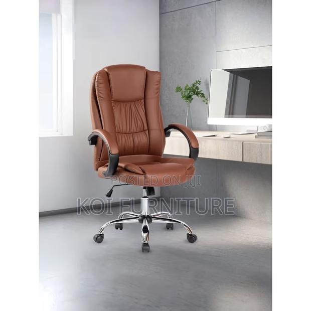 Office Chairs; High Back Leather Vantage Office Chairs - thumbnail 4