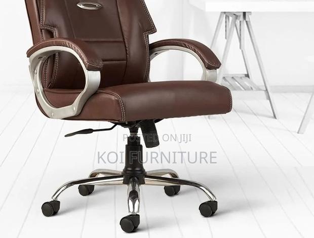 Office Chairs; High Back Leather Vantage Office Chairs - thumbnail 5