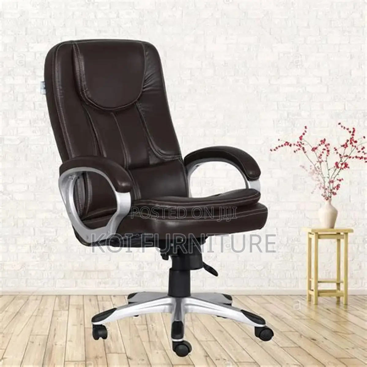 Office Chairs; High Back Leather Vantage Office Chairs