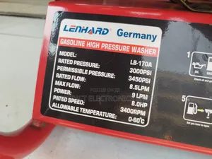 Lenhard Petrol Carwash Machine