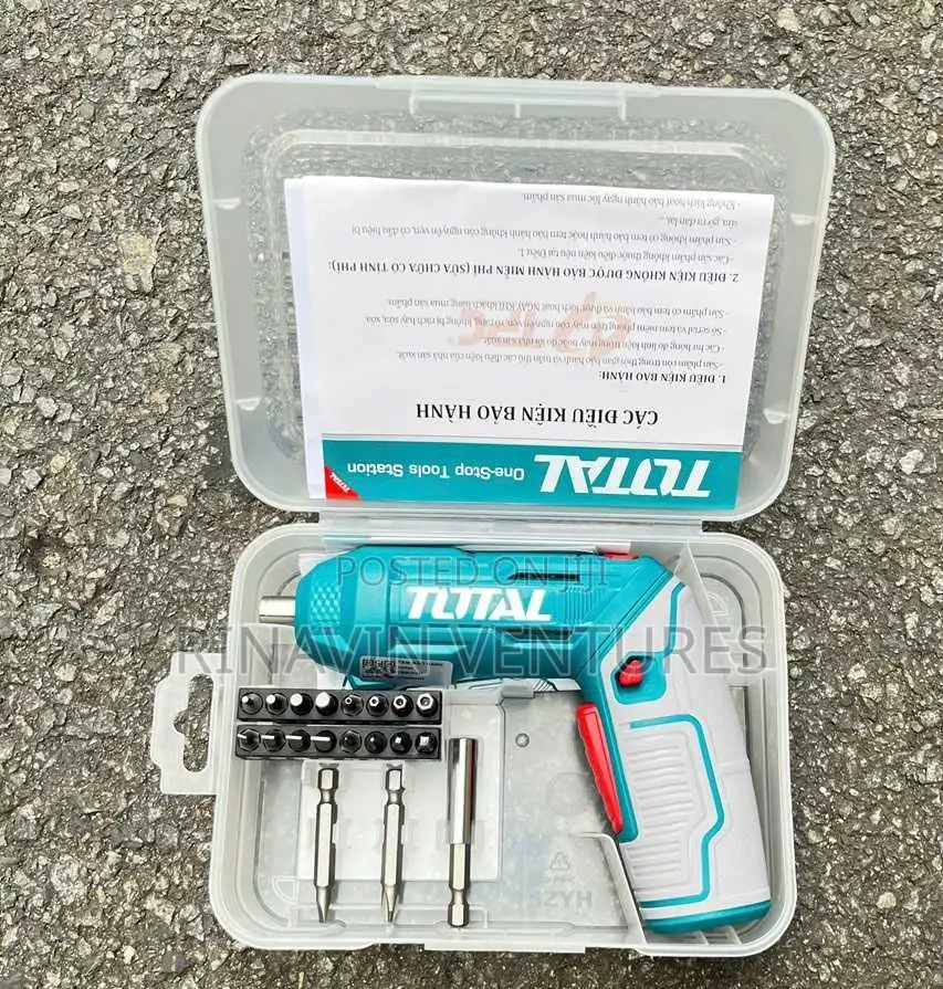 Total Tsdli0442 Lithium-Ion Cordless Screwdriver 4v