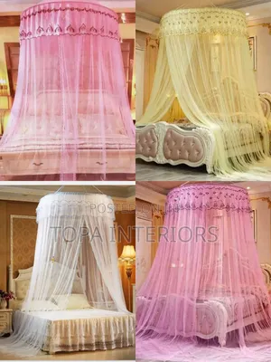 Long Height Bed Mesh Screen Round Mosquito Nets