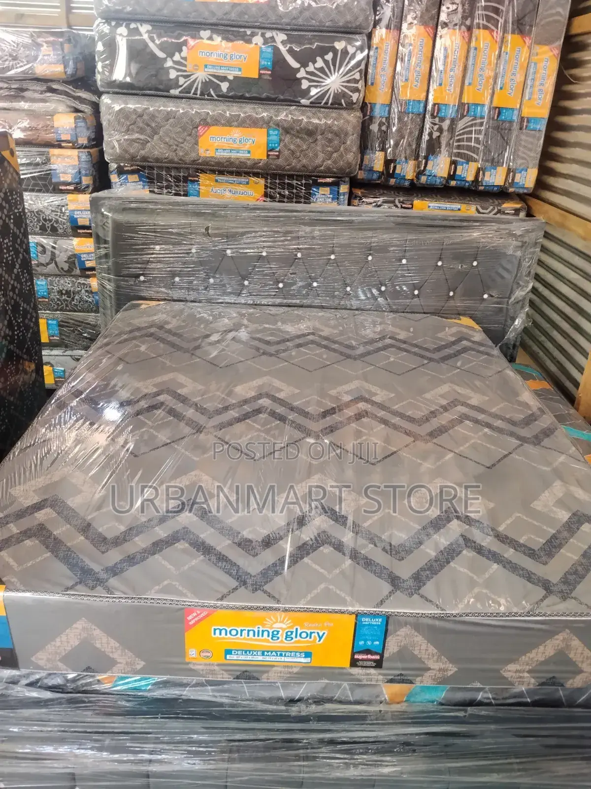 Morning Glory Mattress Plain 5x6 8 Inch Superfoam, Deluxe Density