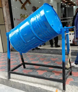150kgs Manual Drum Mixer Portable