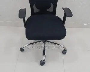 Office Chairs; Orthopedic High Backrest Mesh Fabric Clerical Chairs