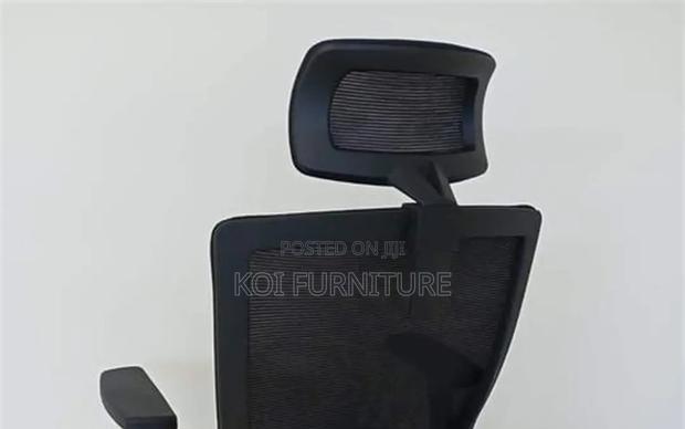 Office Chairs; Orthopedic High Backrest Mesh Fabric Clerical Chairs - thumbnail 3