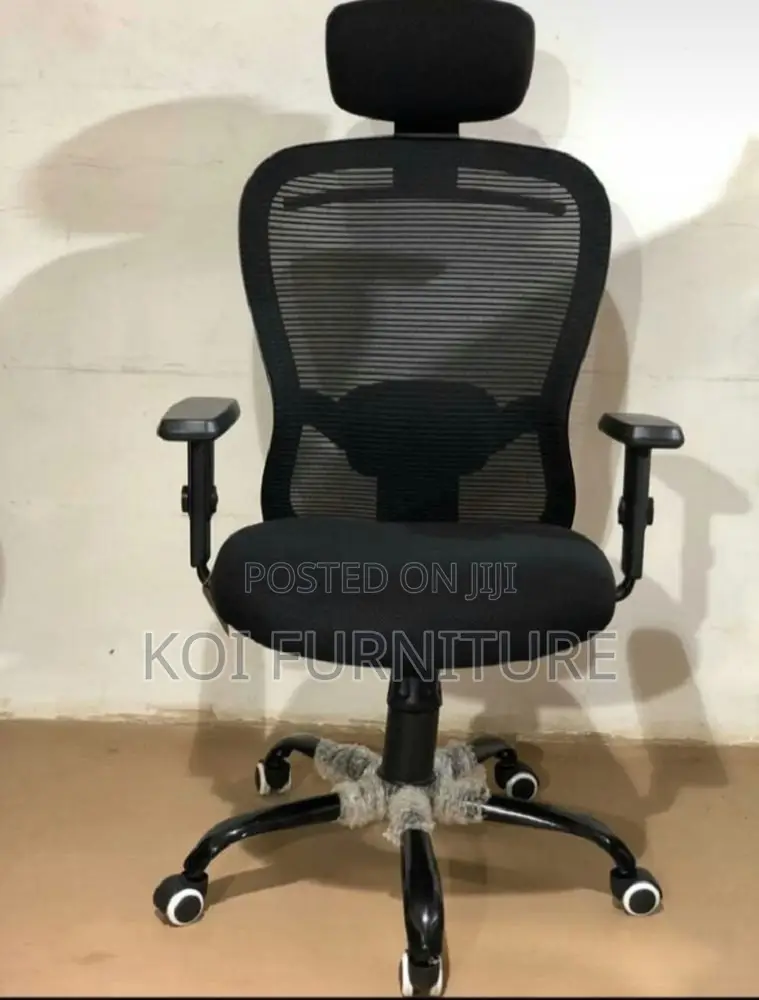 Office Chairs; Orthopedic High Backrest Mesh Fabric Clerical Chairs