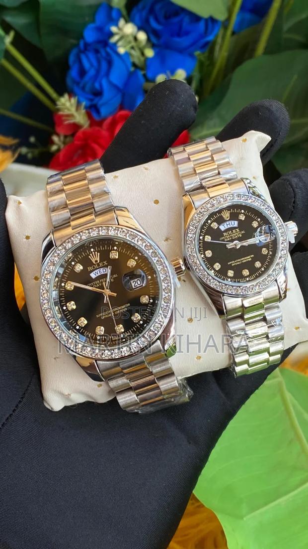 Rolex Iced Couple Sets Watch