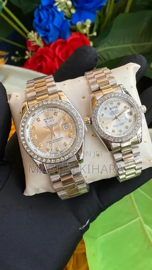 Rolex Iced Couple Sets Watch