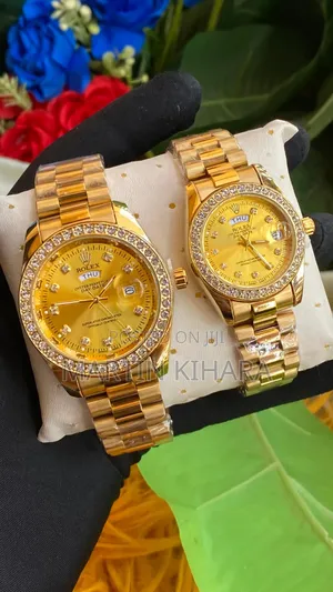 Rolex Iced Couple Sets Watch