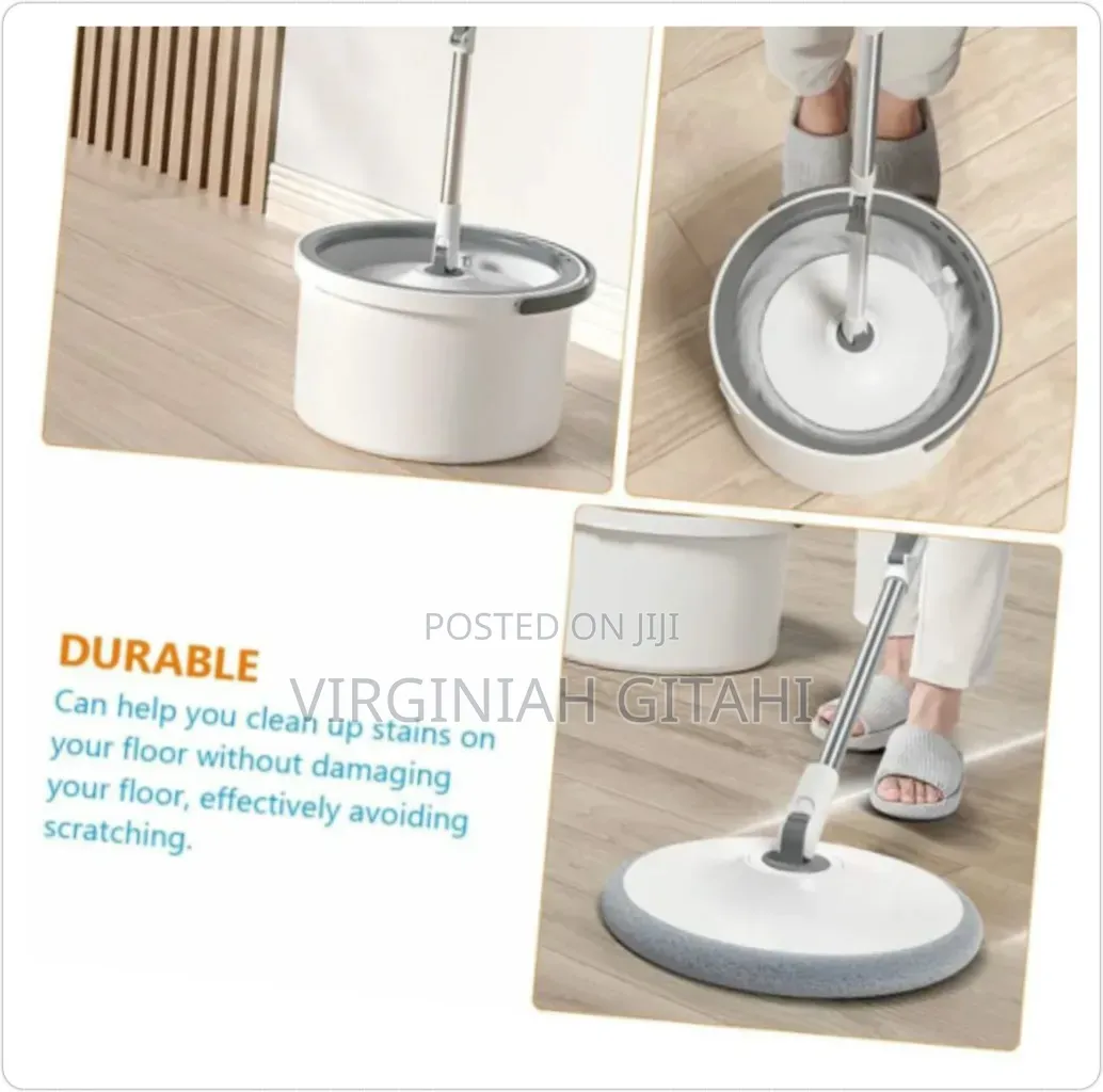 Hand-Free 360degrees Spin Mop With Bucket