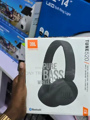 Jbl Tune 520bt Wireless On-ear Headphones Pure Bass Sound