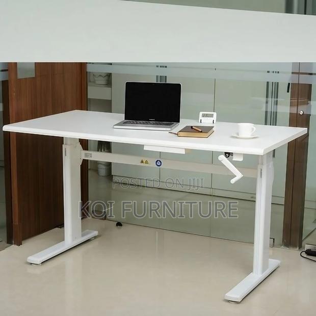 Office Table; 1.2 Meters Adjustable Office Electric Study Desk - thumbnail 4
