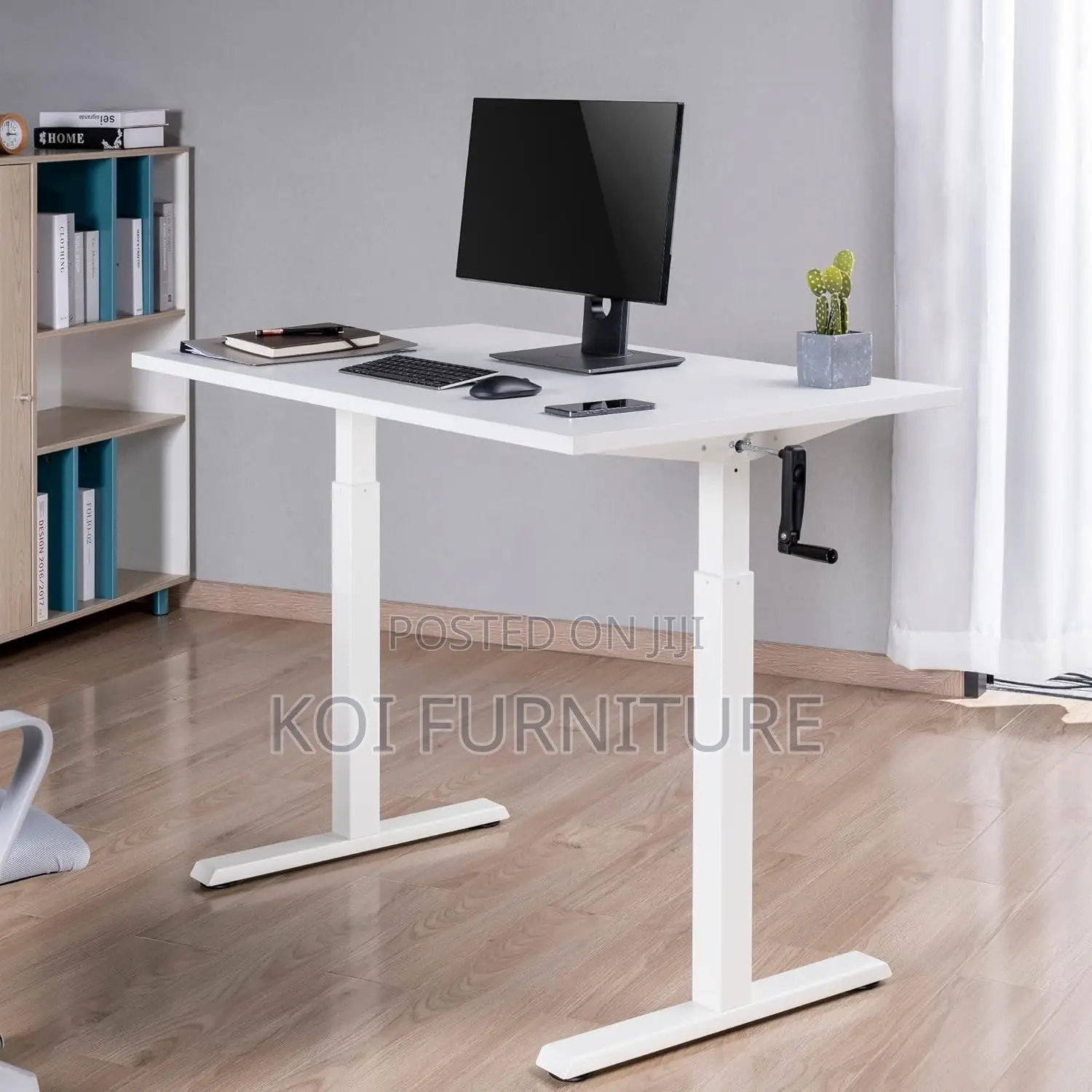 Office Table; 1.2 Meters Adjustable Office Electric Study Desk