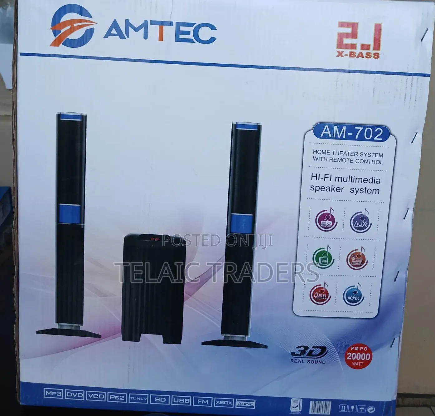 Amtec Am -702 Multimedia Media Speaker System