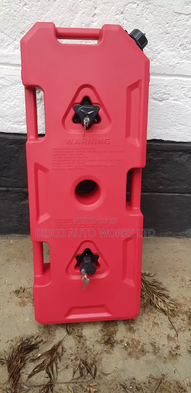 30l Fuel Cans With a Lock Set