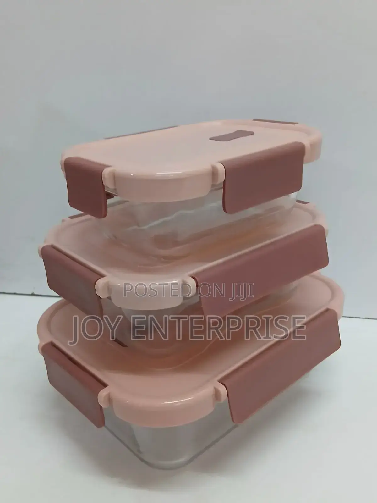 3pcs Glass Food Flask