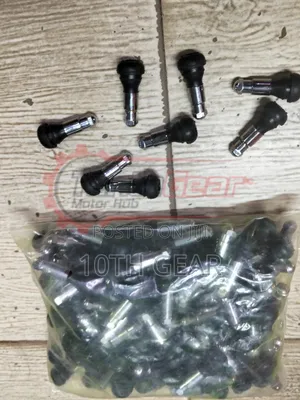 Tubeless Nozzle Black Chrome (10 PCS )