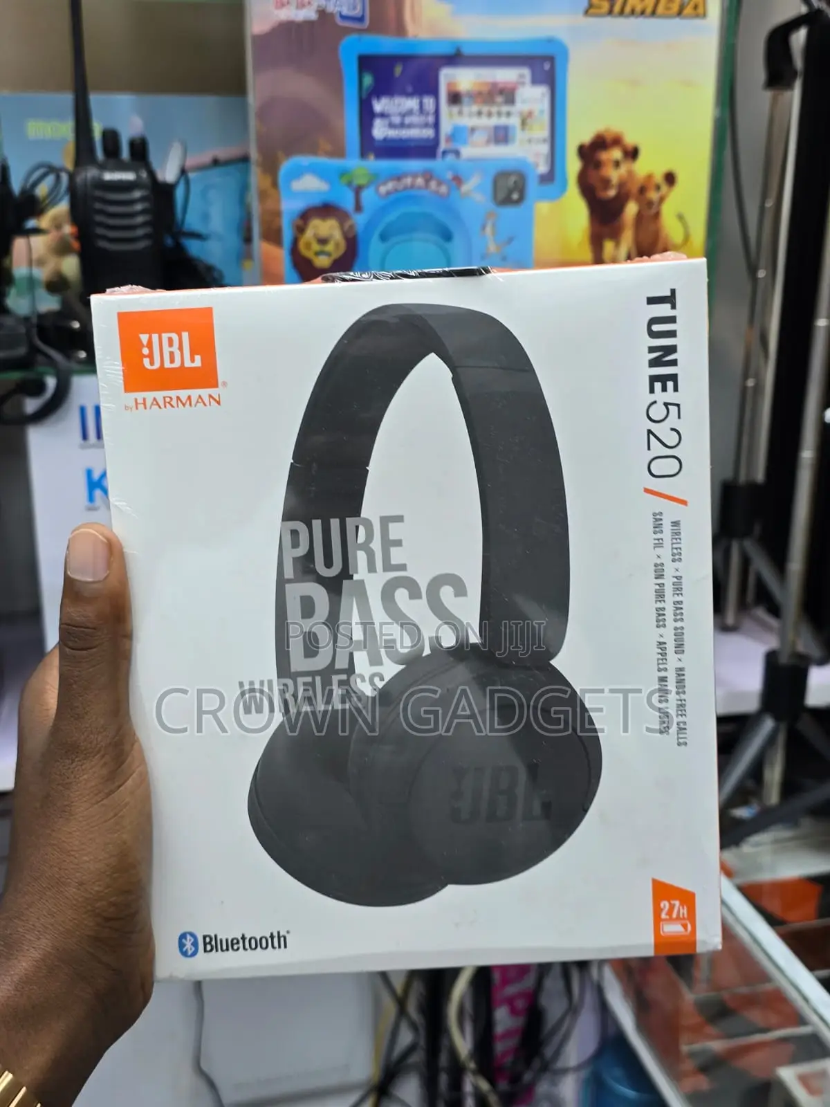 Jbl Tune 520bt Bluetooth On-ear Headphones Long Battery Life