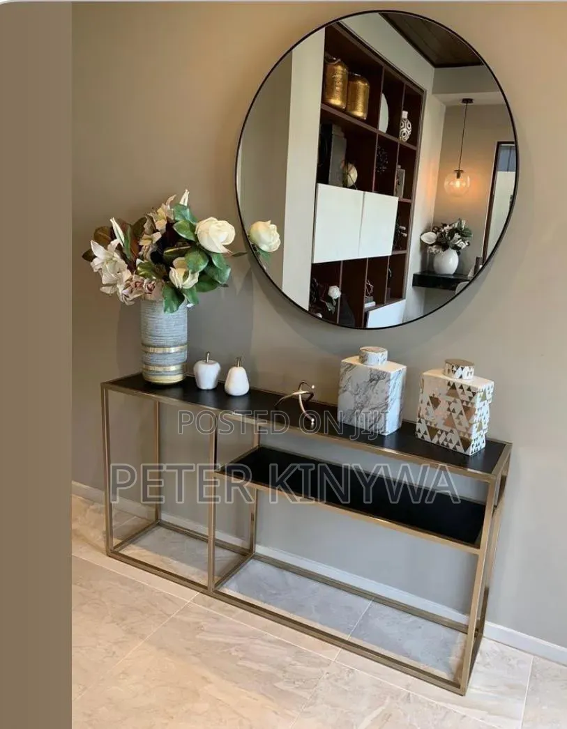 Console Table With Mirror