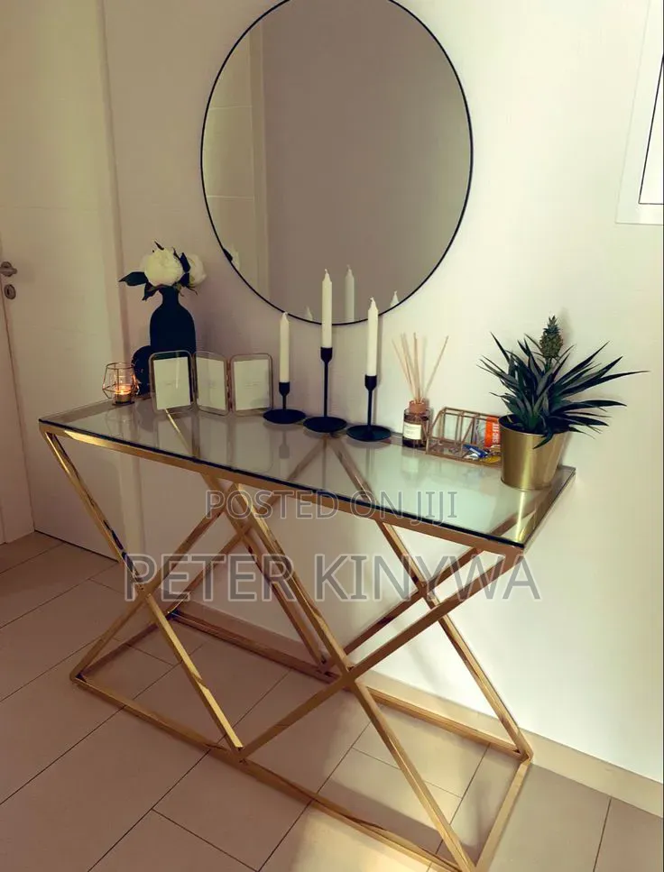 Console Table With Mirror
