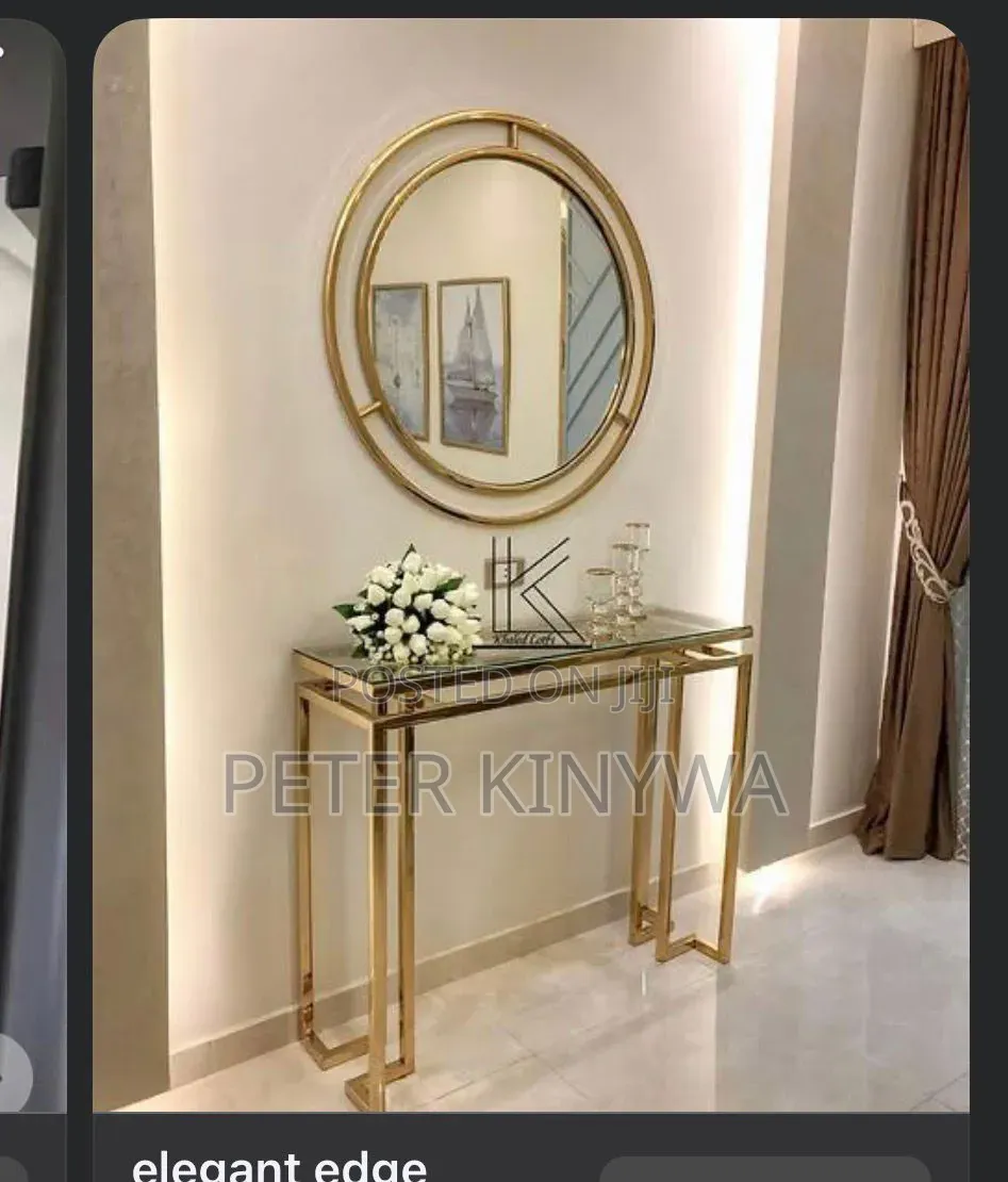 Console Table With Mirror