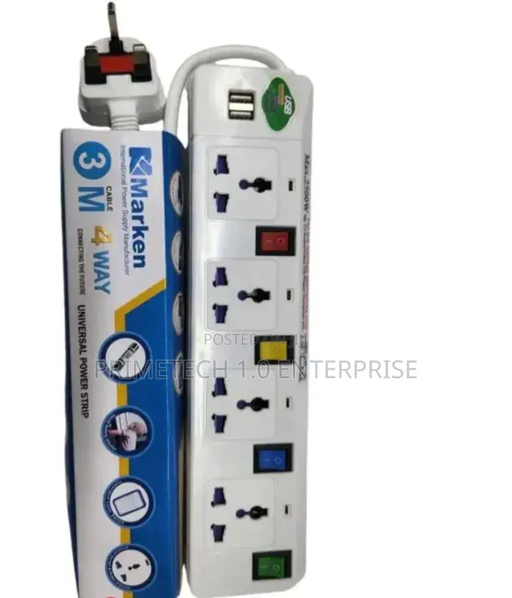 Marken Power Extension With Usb Port