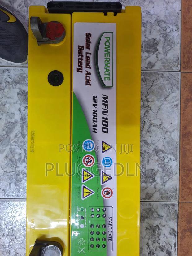 Powermate 12v 100ah Sealed Solar Lead-Acid Battery - thumbnail 2