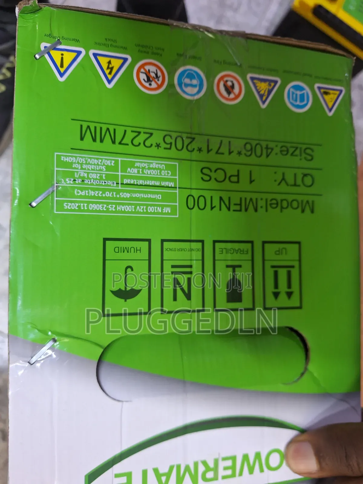 Powermate 12v 100ah Sealed Solar Lead-Acid Battery